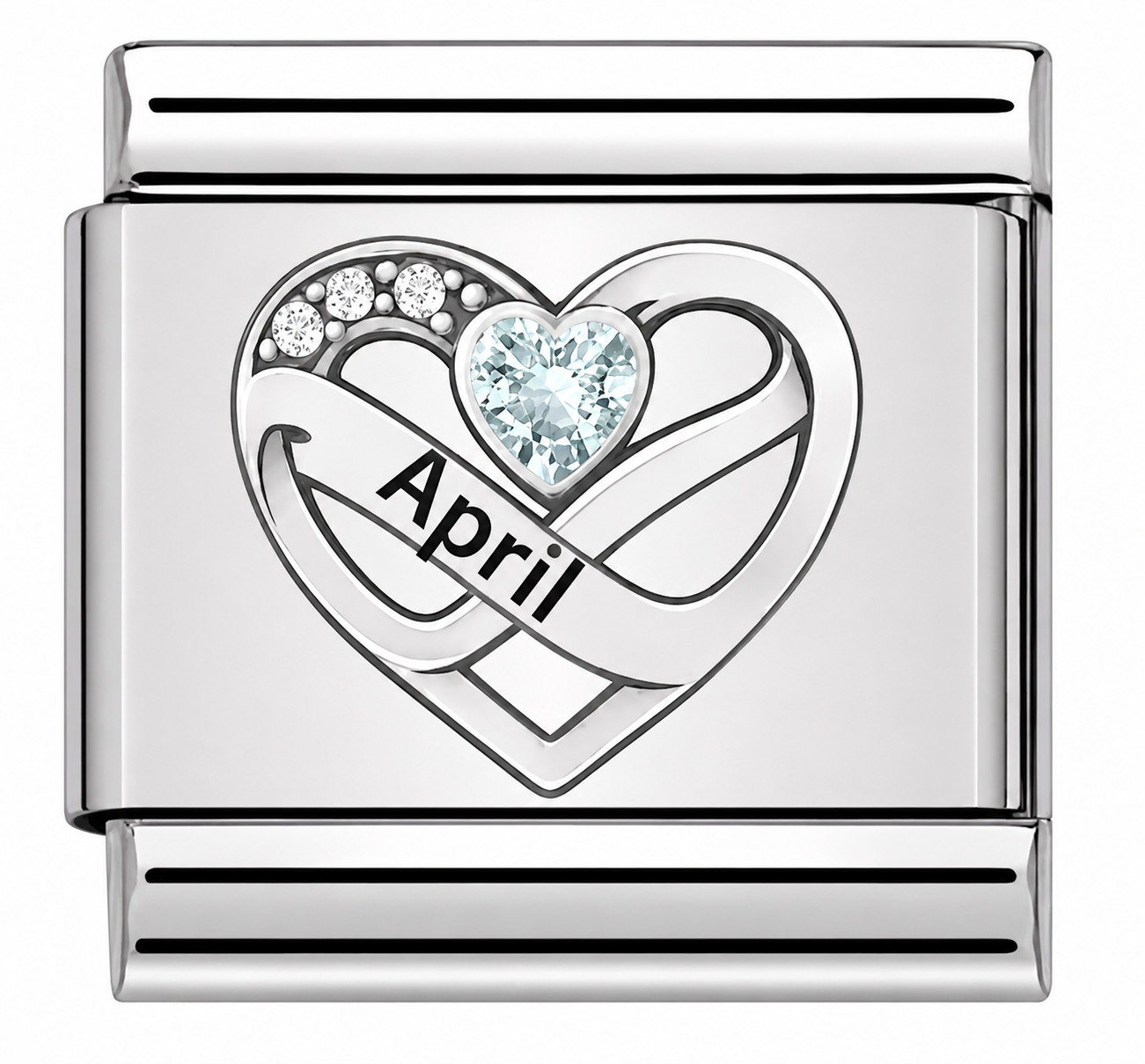 Birthstone April Silver