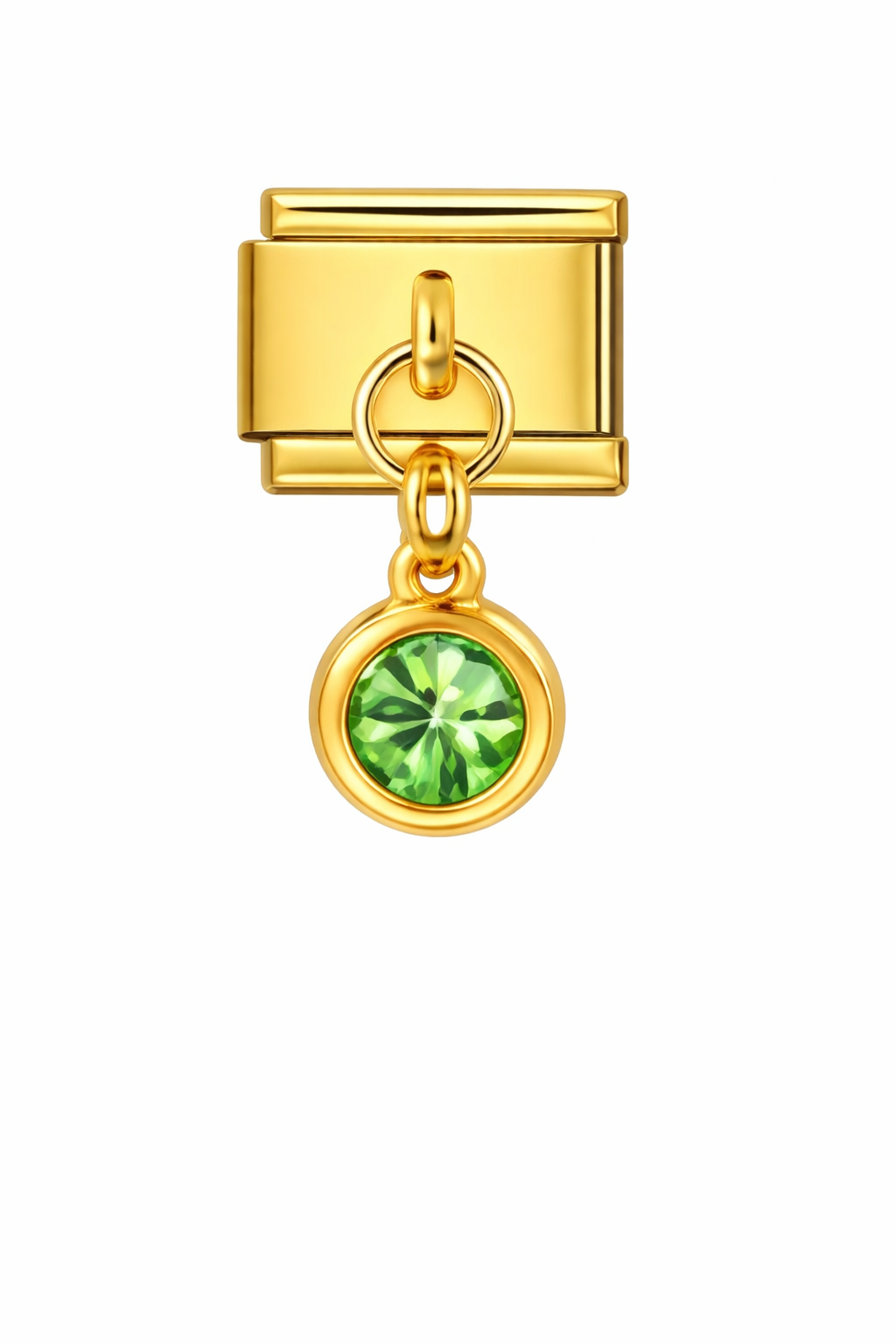 Green Crystal Dangle