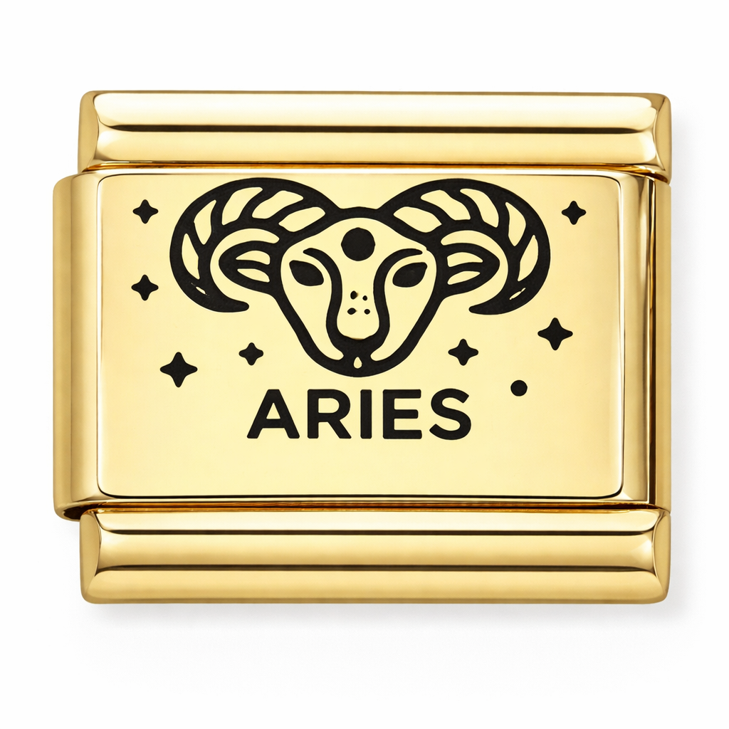 Zodiac Aries Gold