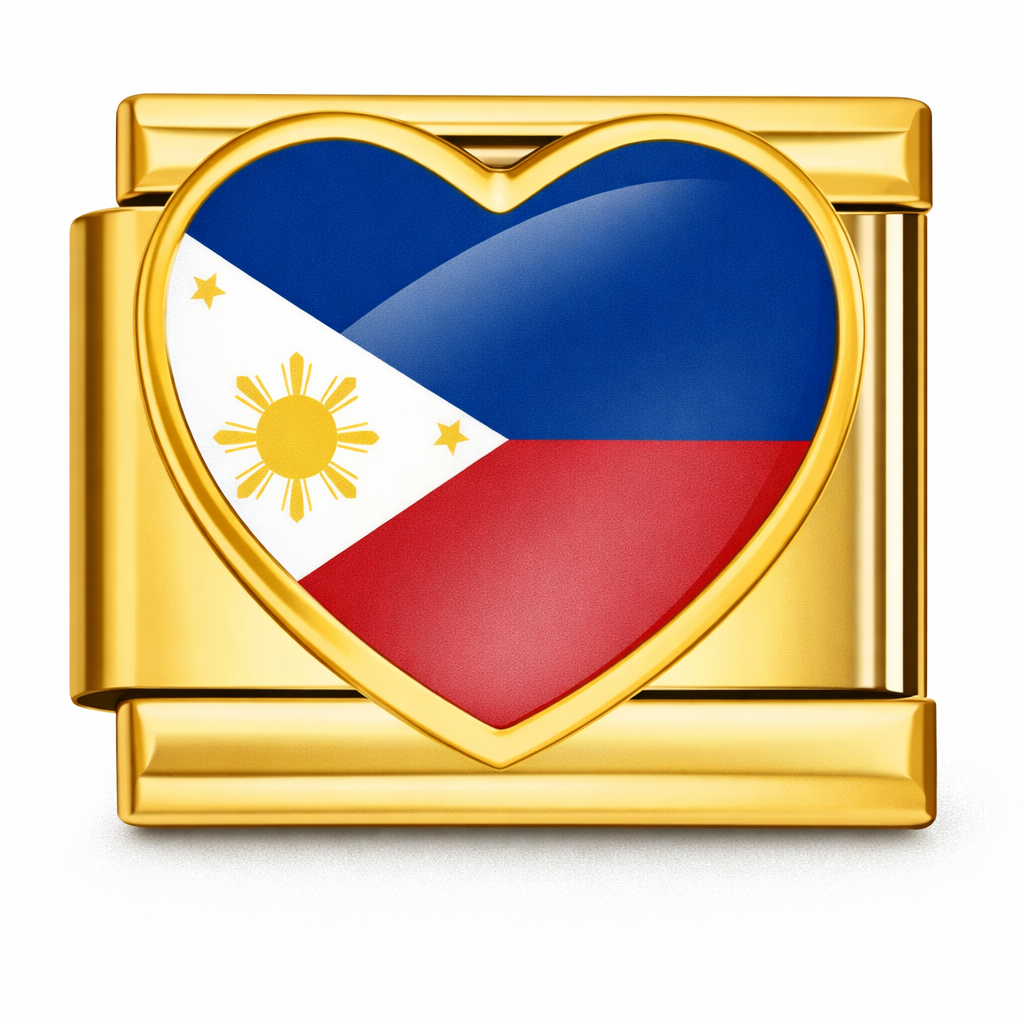 Philippines Flag Heart