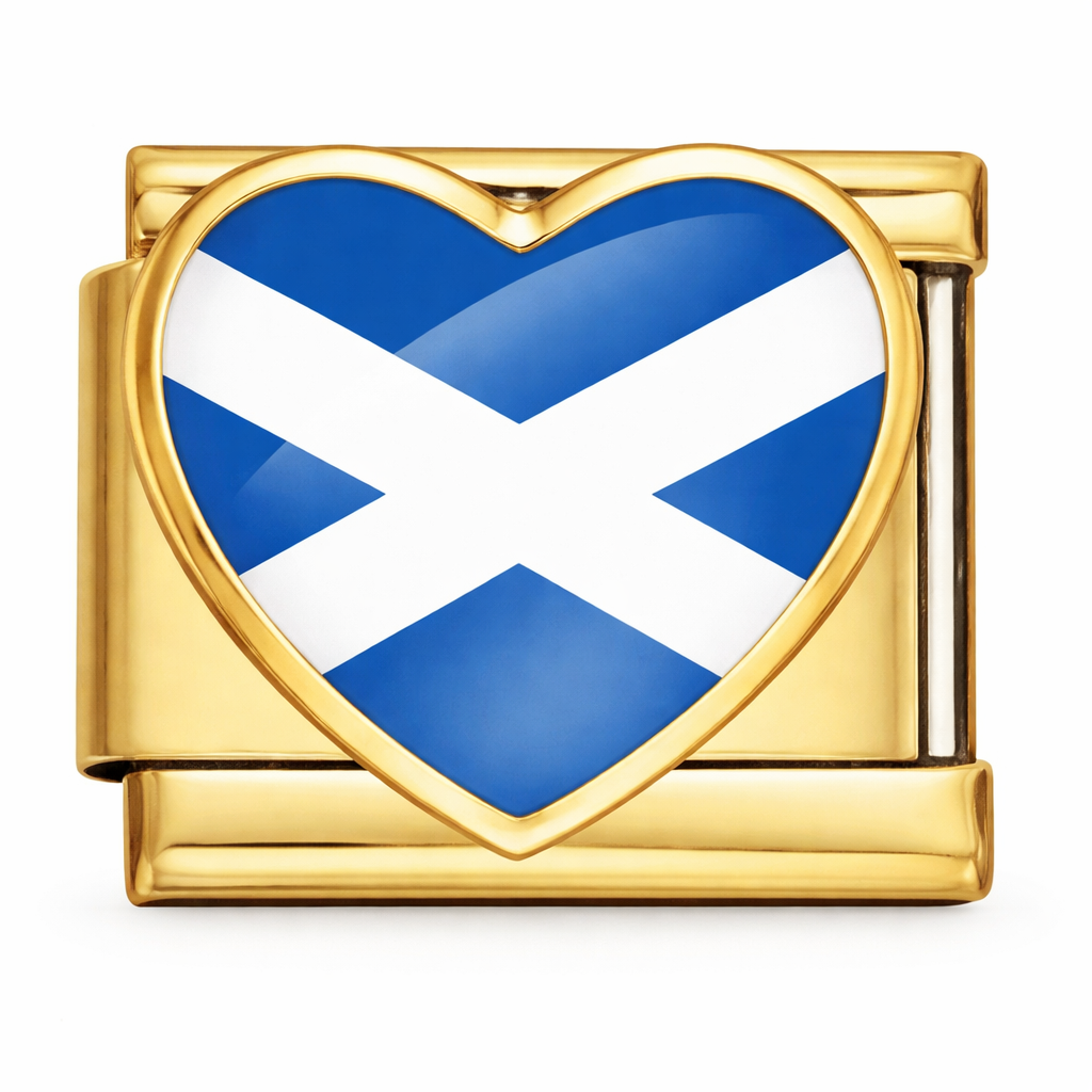 Scotland flag heart