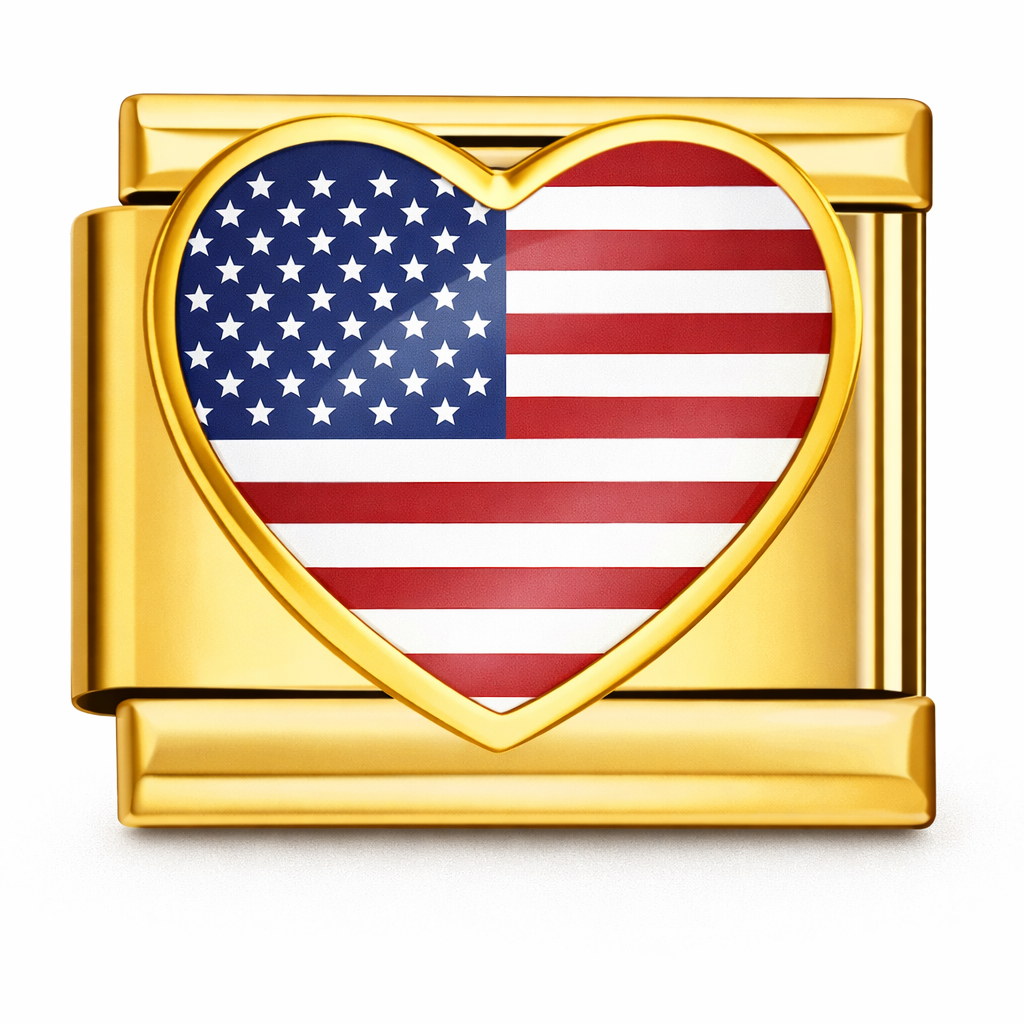 USA Flag Heart