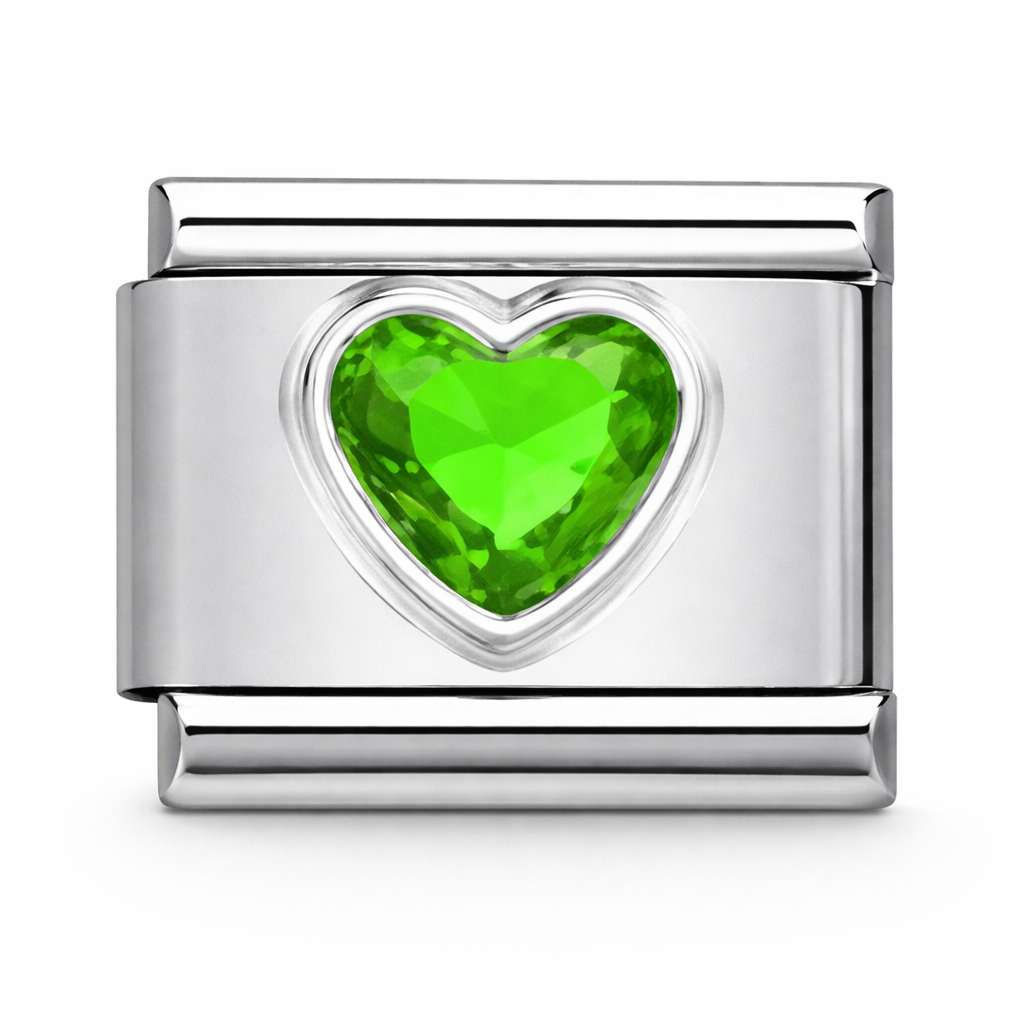Emerald Heart Silver
