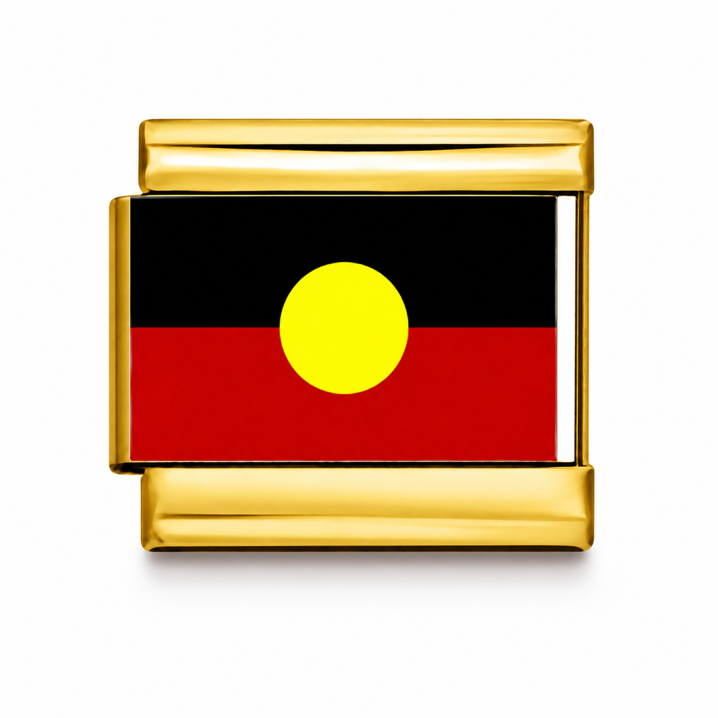 Aboriginal Flag Gold