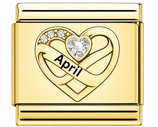 Birthstone April Gold