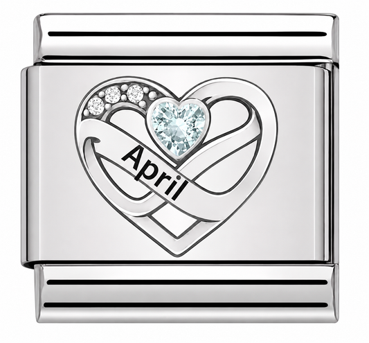 Birthstone April Silver
