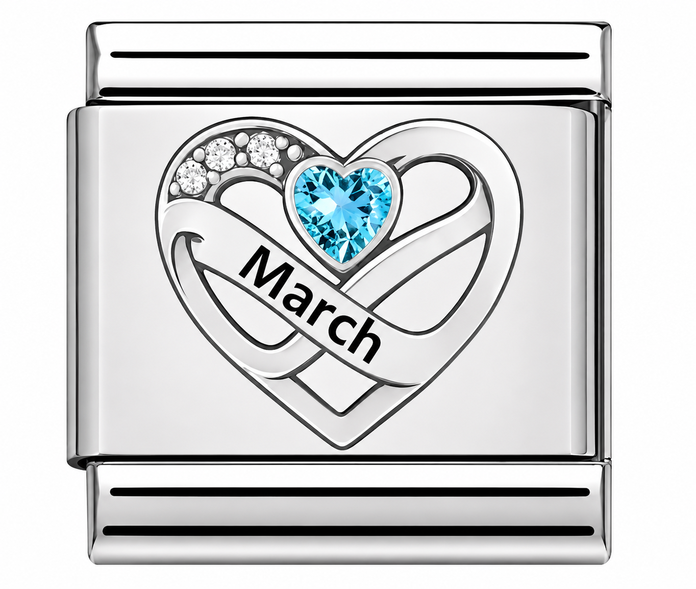 Birthstone March Silver