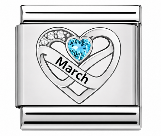 Birthstone March Silver