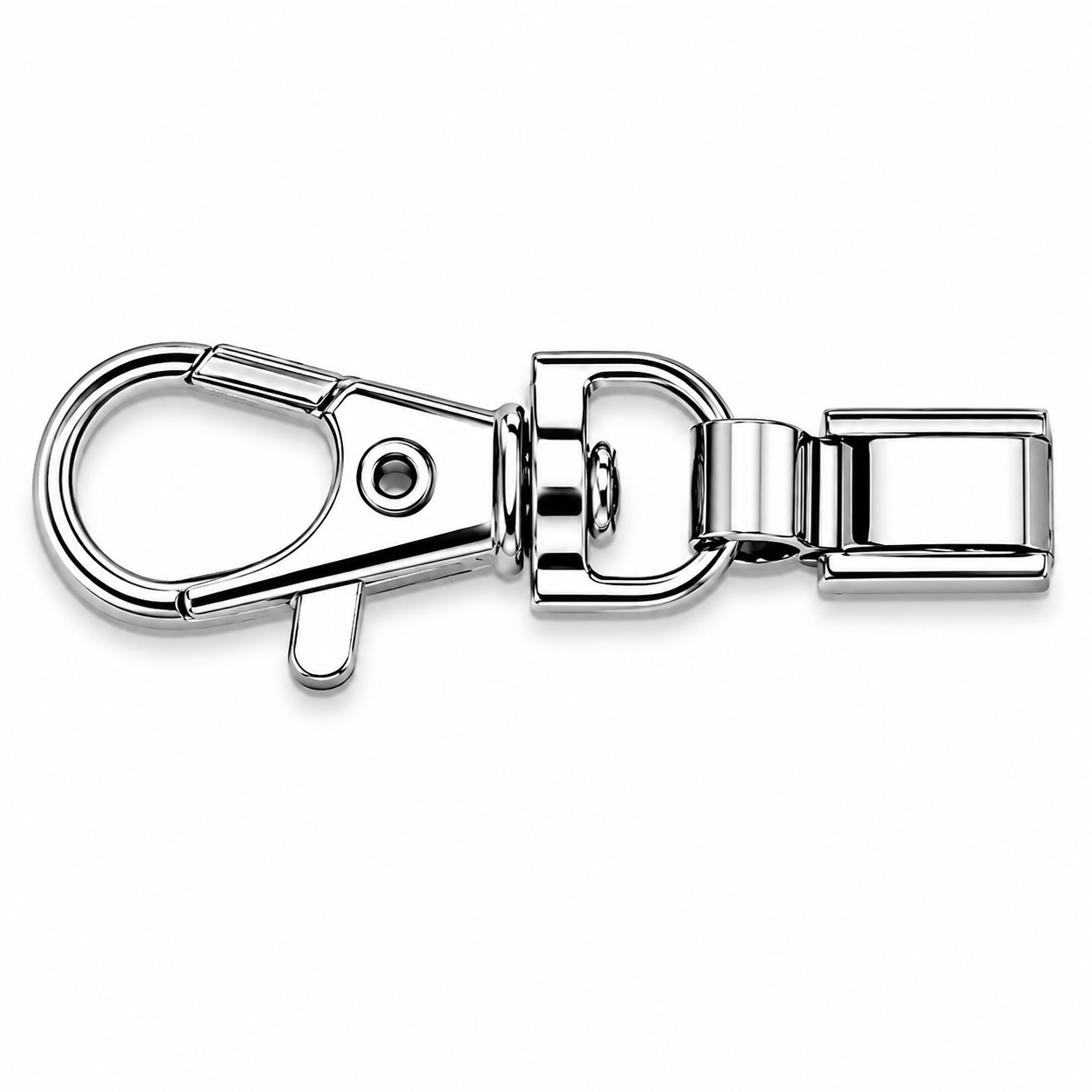 Keychain silver clip