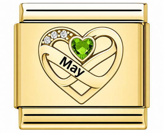 Birthstone May Gold