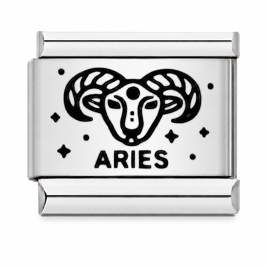 Zodiac Aries Silver