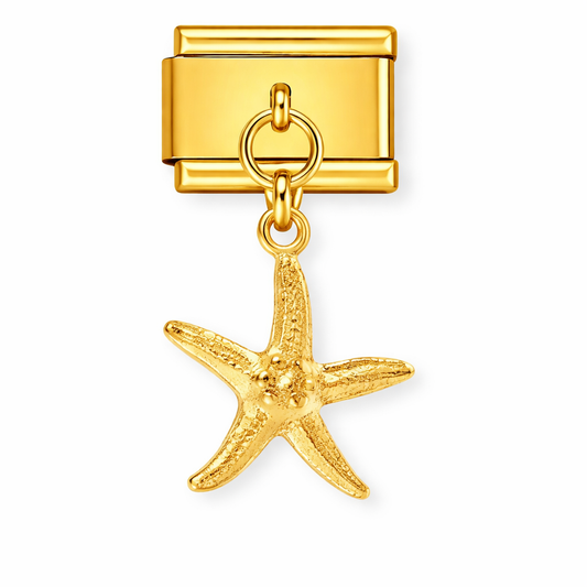 Starfish Dangle Gold