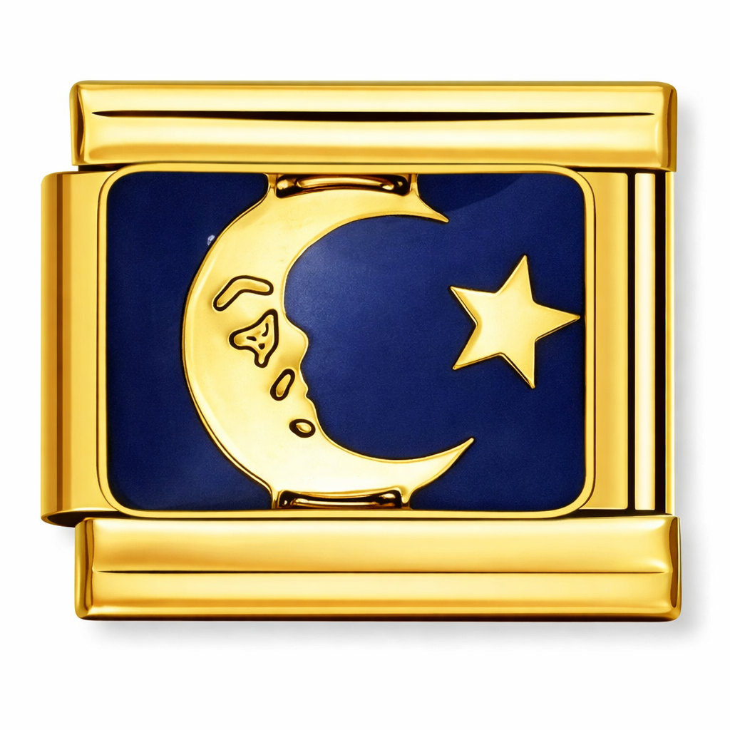 Crescent and Star Gold