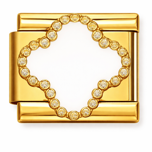 Crystal Clover Gold