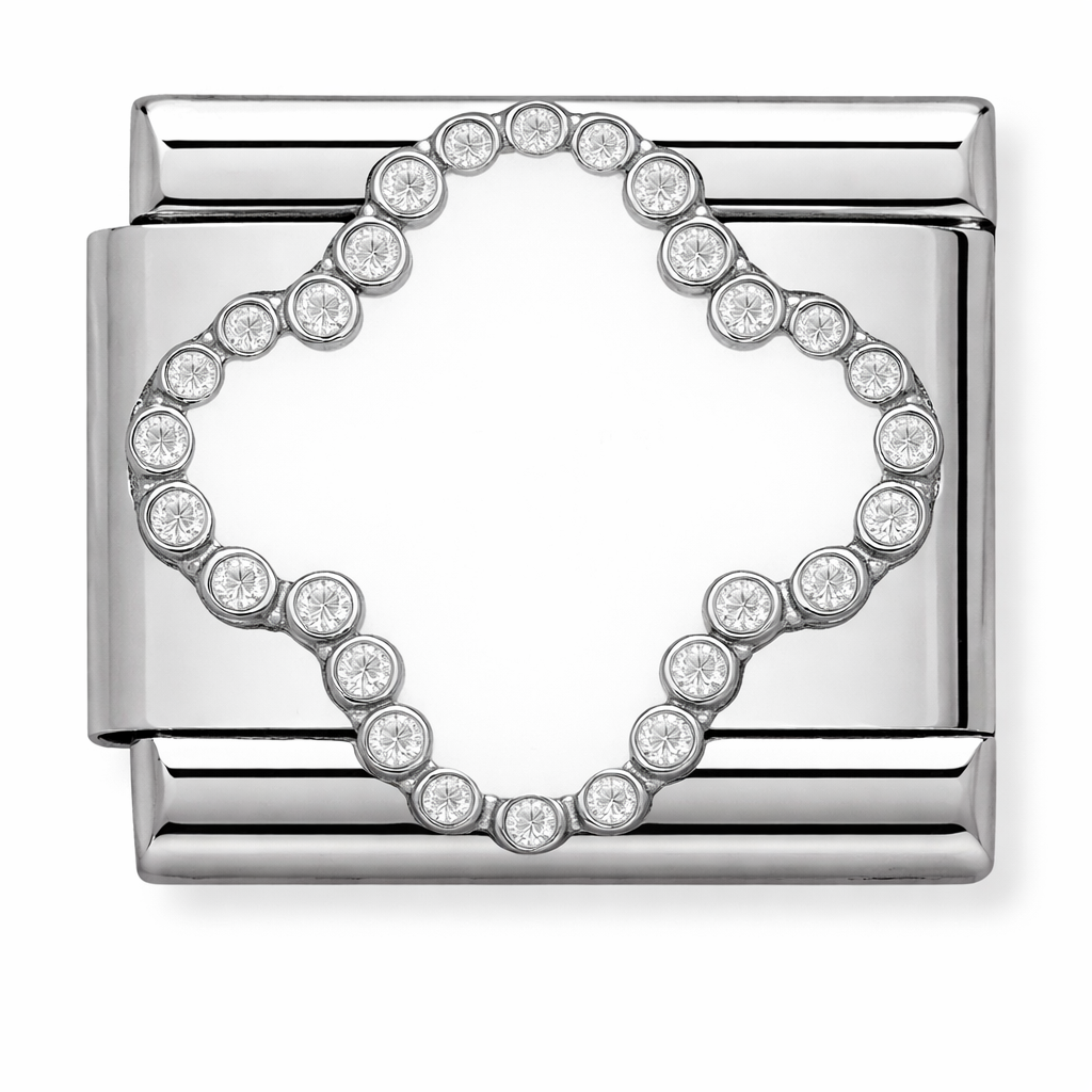 Crystal Clover Silver