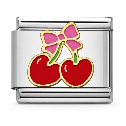 Cherry Bow Silver