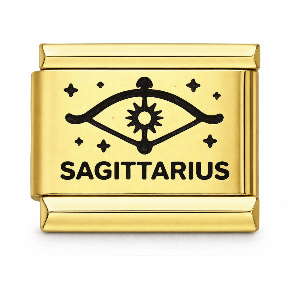 Zodiac Sagittarius Gold