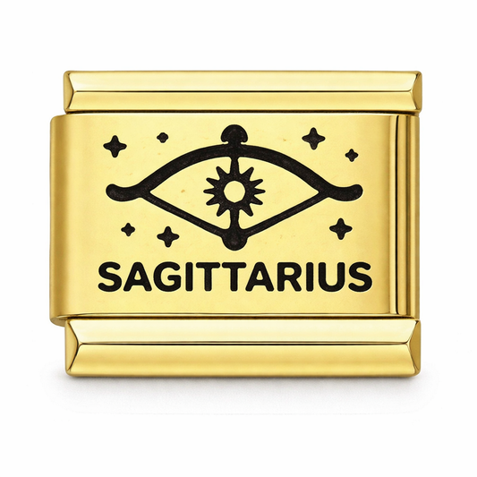 Zodiac Sagittarius Gold