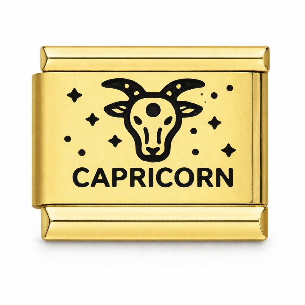 Zodiac Capricorn Gold