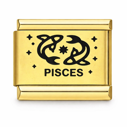 Zodiac Pisces Gold