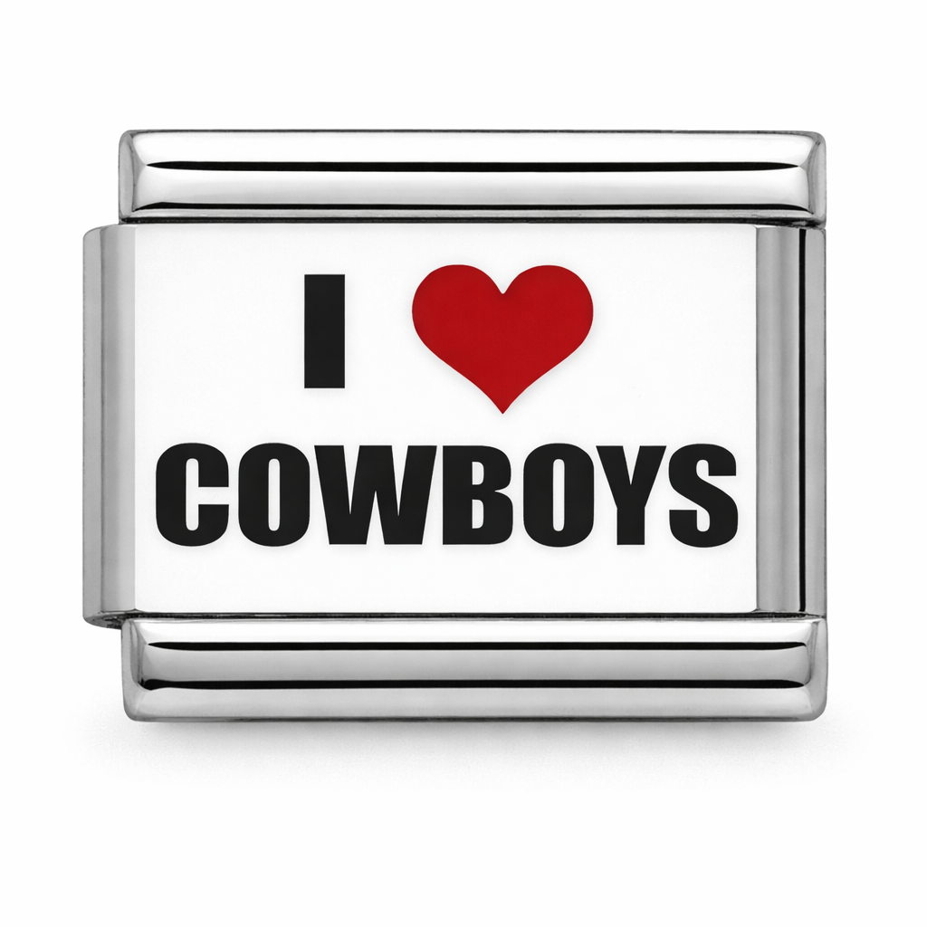 I ❤️ COWBOYS Silver