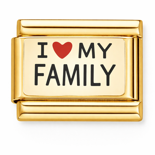 I ❤️ FAMILY Gold