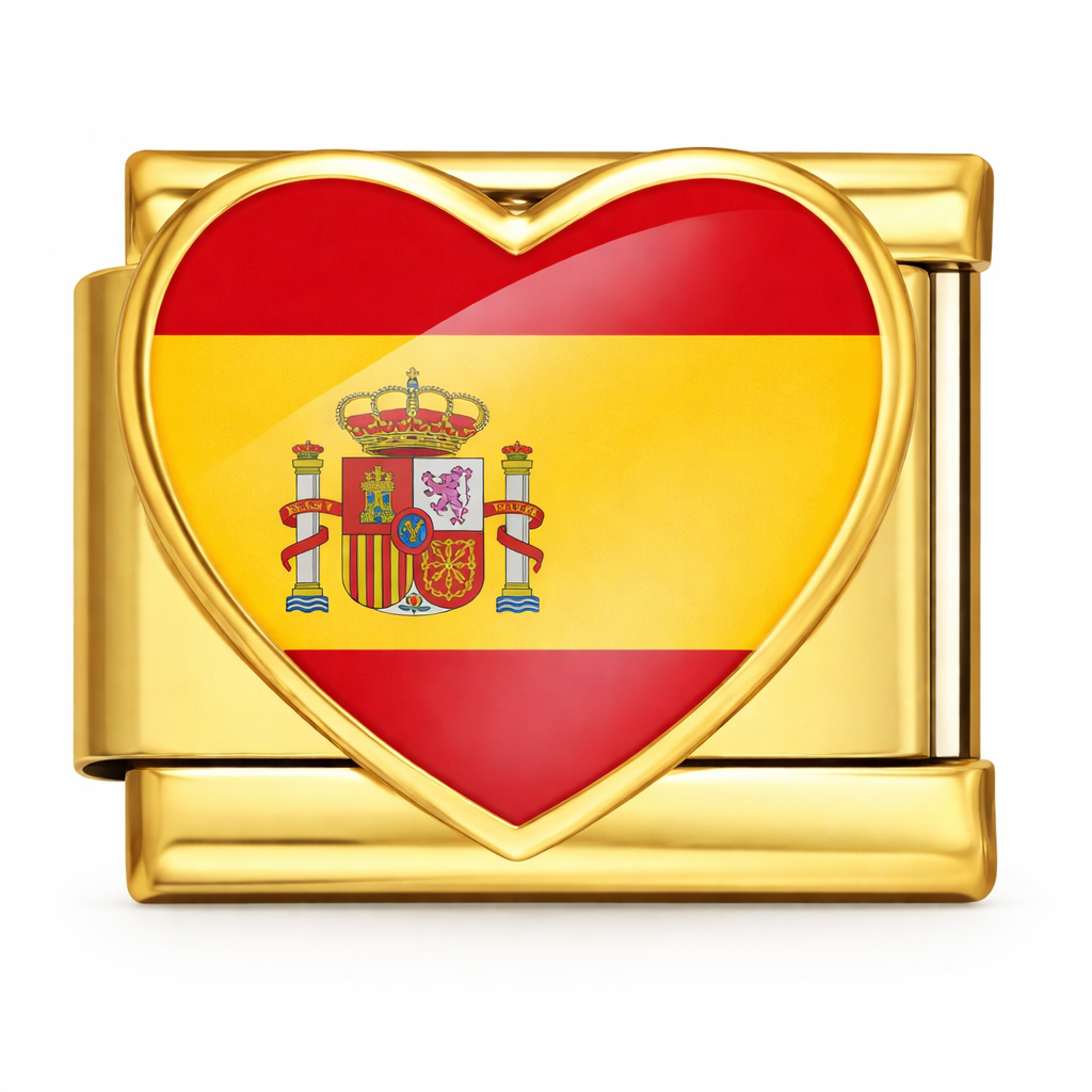 Spain Flag Heart