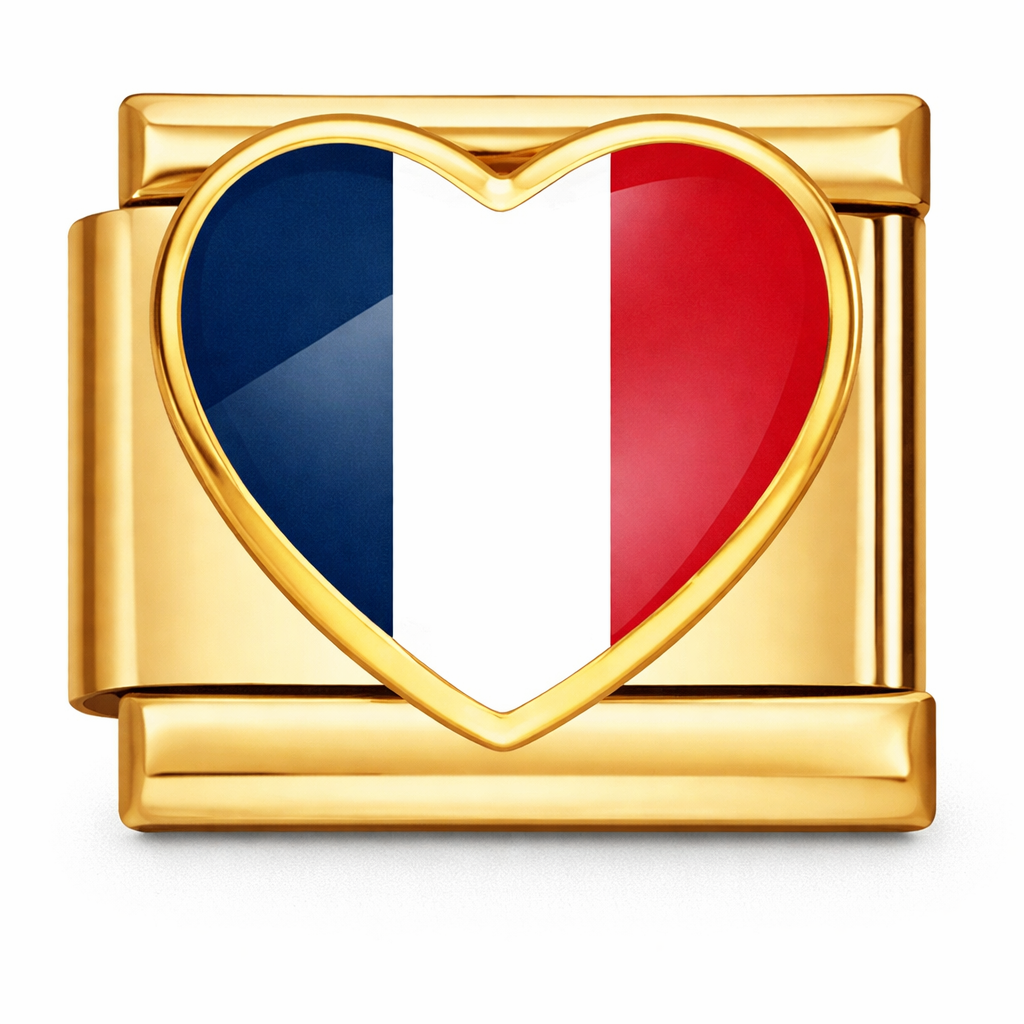 France Flag Heart
