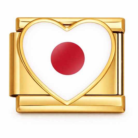Japan Flag Heart