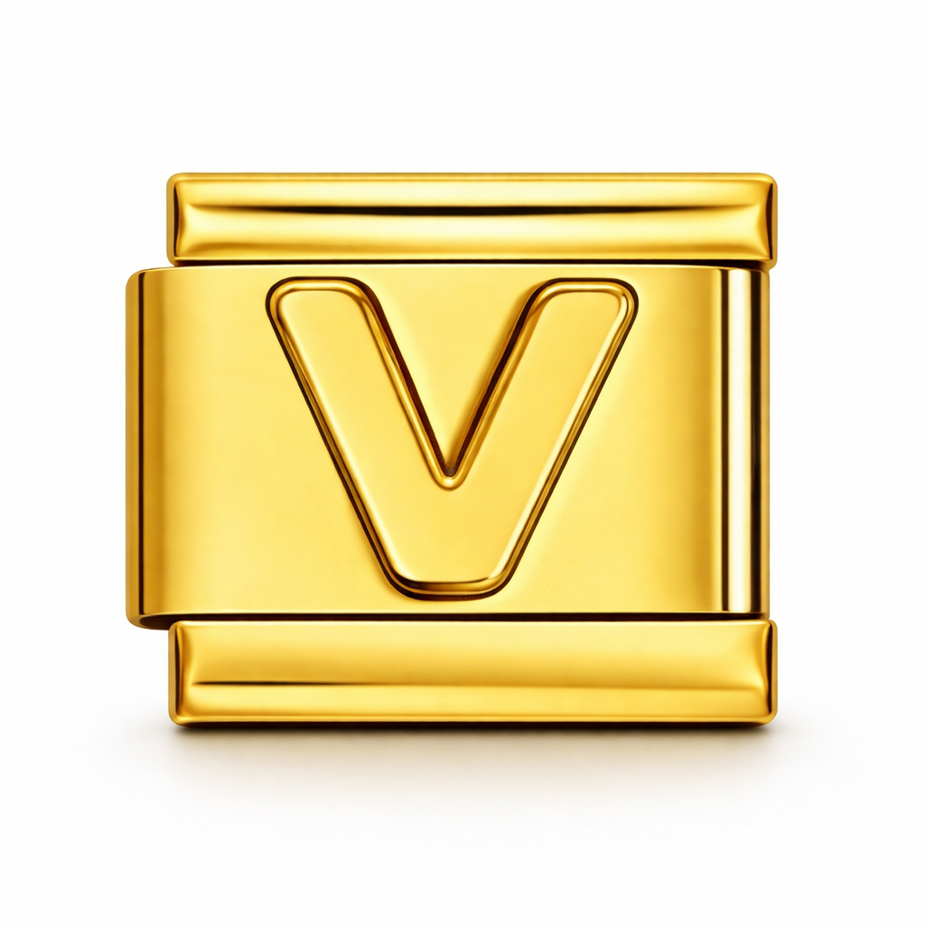 V Initial Gold