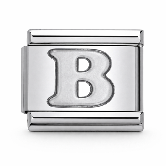 B Initial Silver