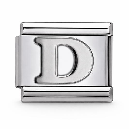 D Initial Silver