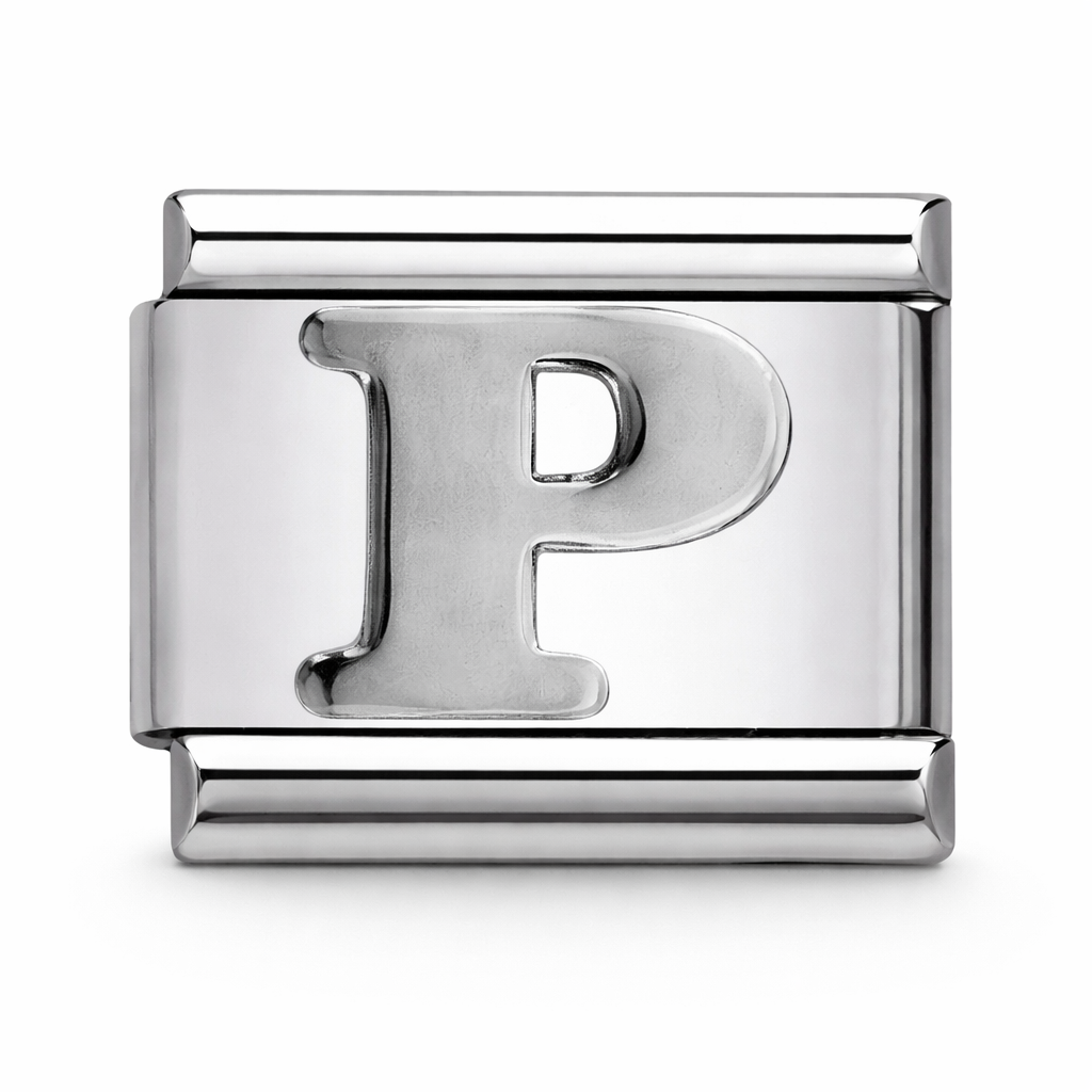 P Initial Silver