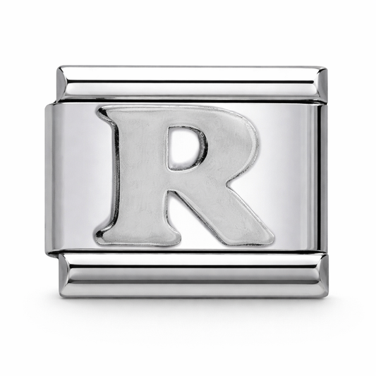 R Initial Silver
