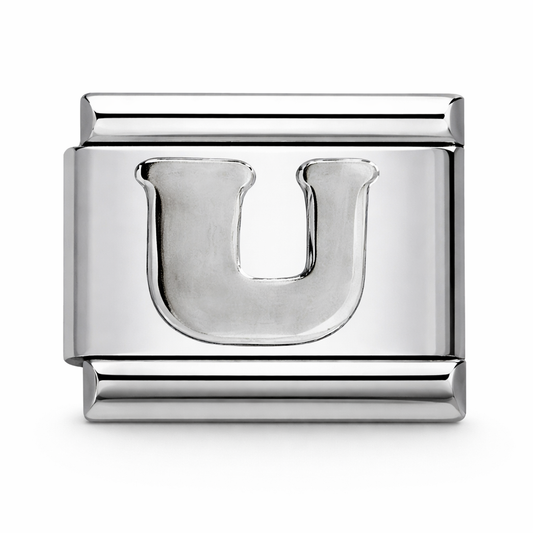 U Initial Silver