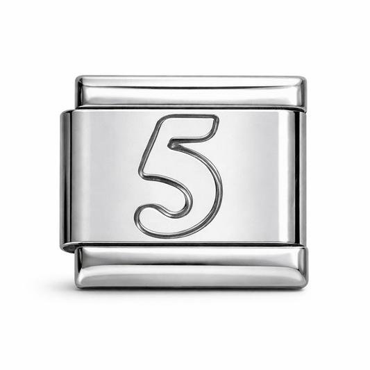 Number 5 Silver