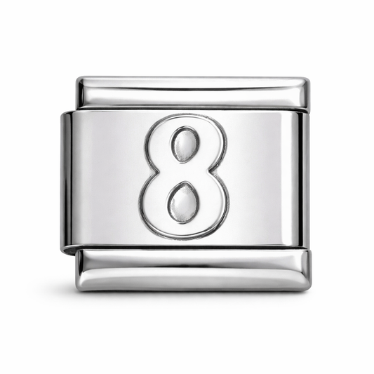 Number 8 Silver