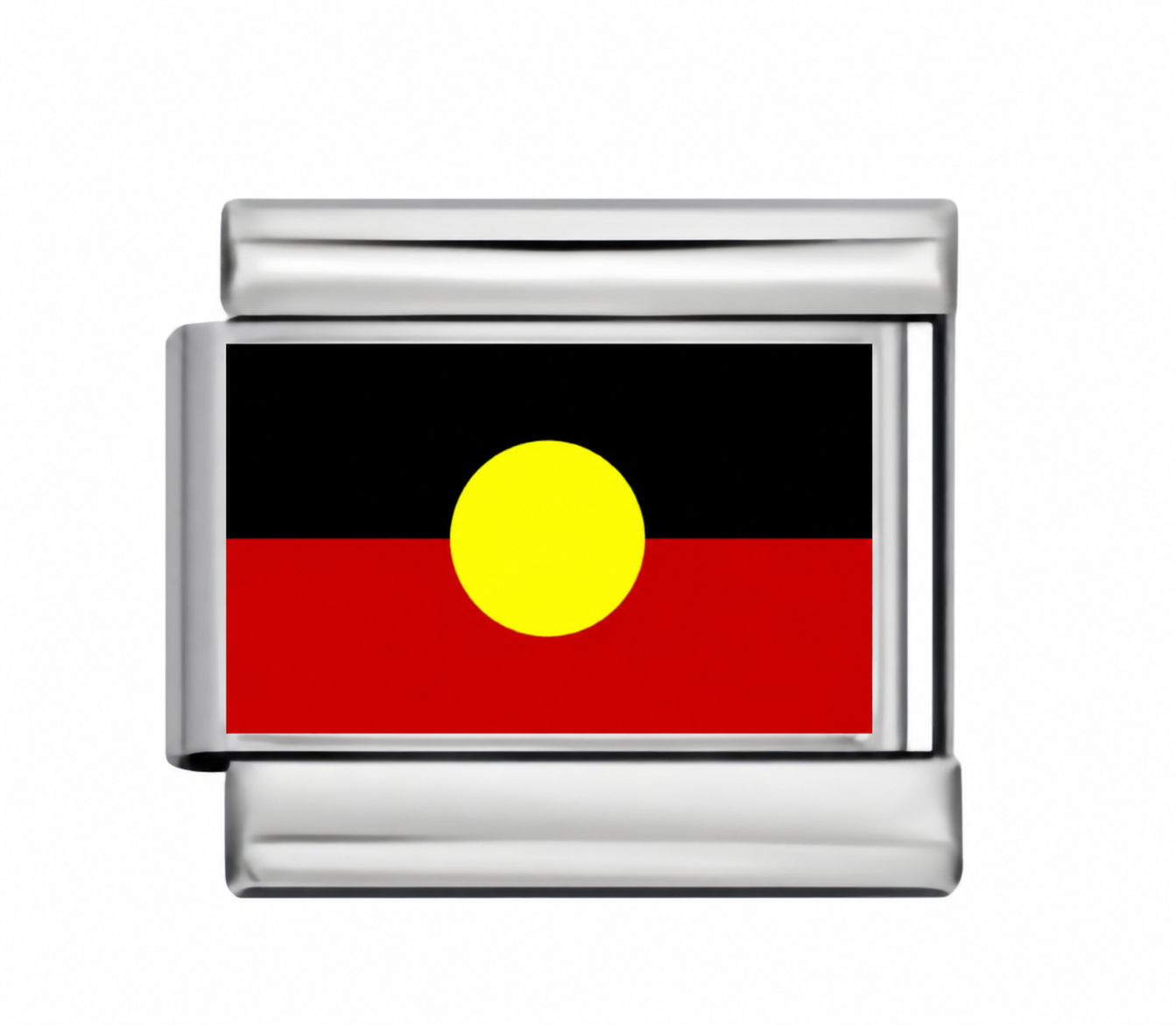 Aboriginal Flag Silver
